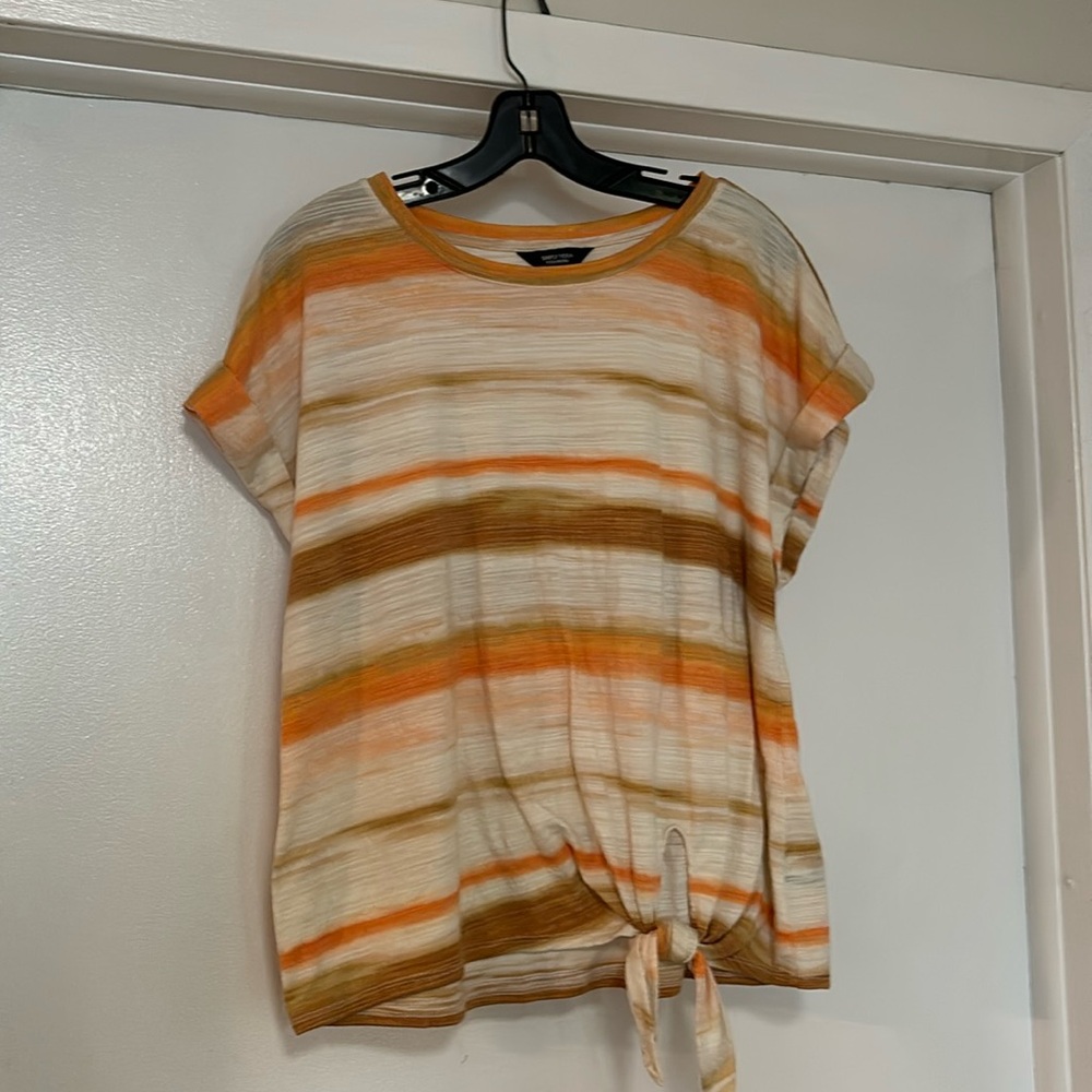 Simply Vera XL tie bottom blouse